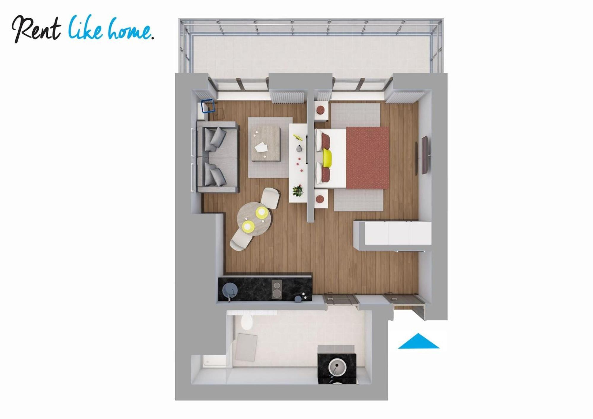Rent Like Home - Oxygen Wronia 45 II Warszawa Eksteriør billede